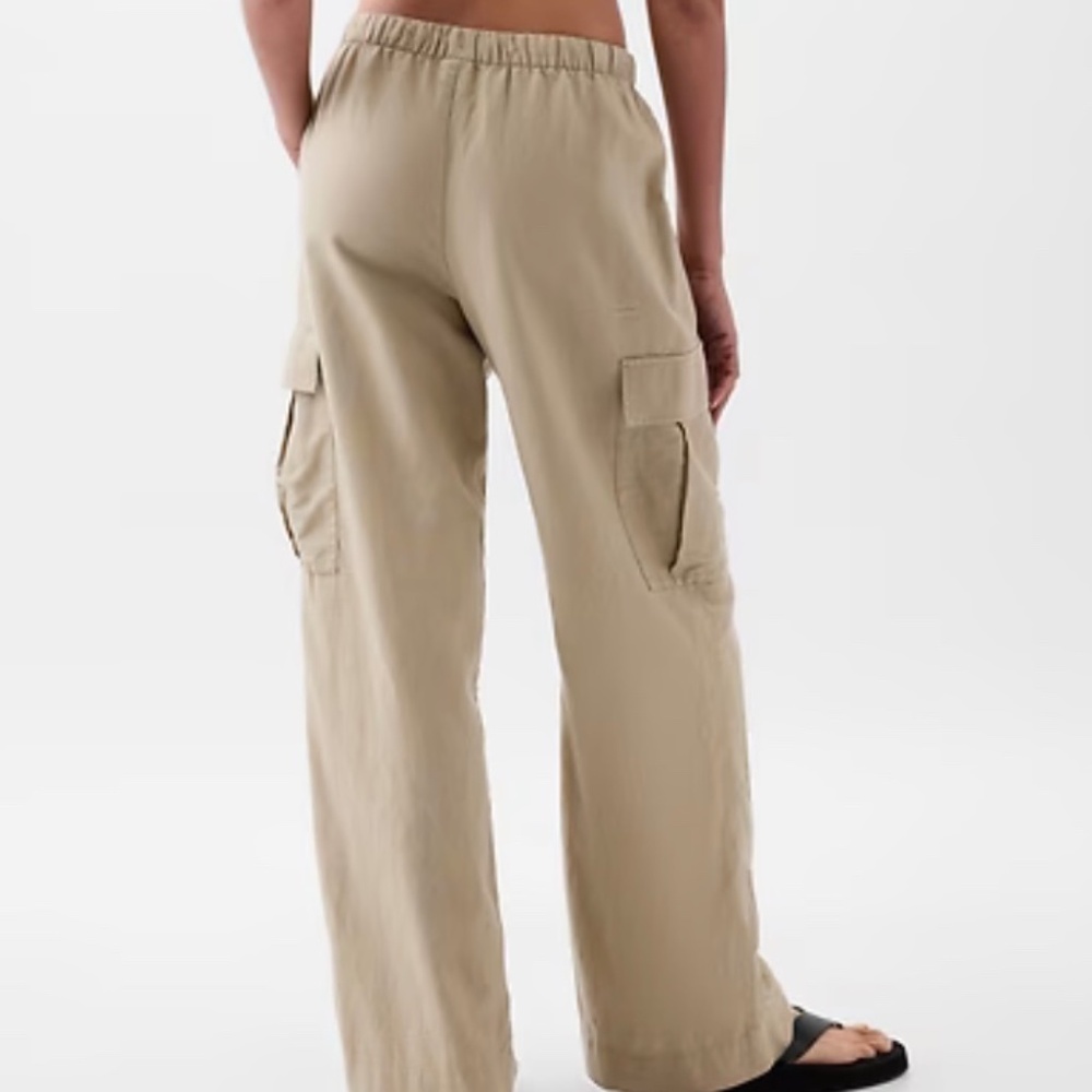 Gap Linen-Cotton Cargo Pants